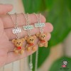 Кулон для троих друзей "Best Friends Forever. Сказочные медвежата"